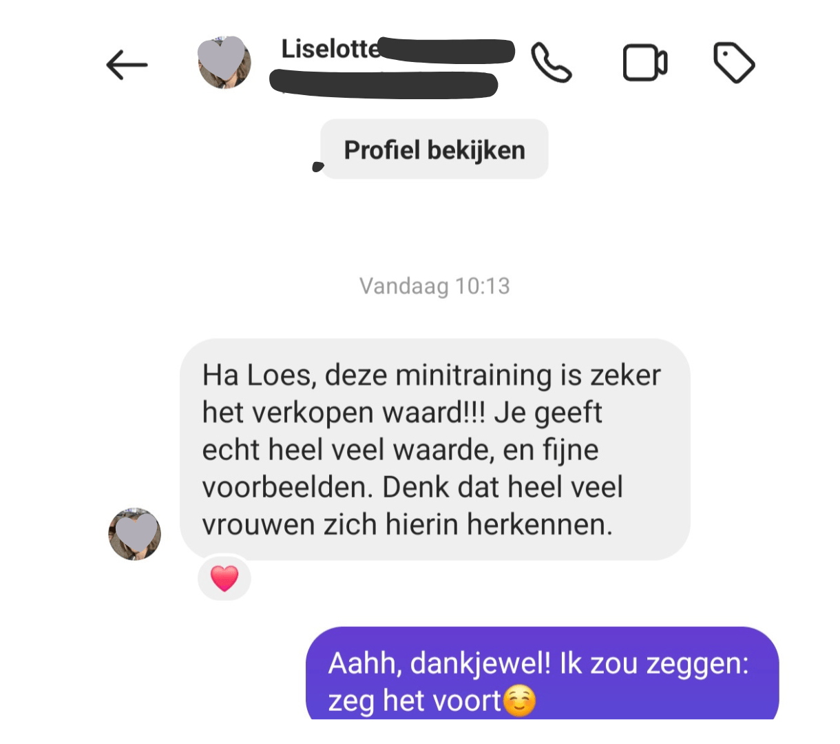 minitraining pilot Liselotte